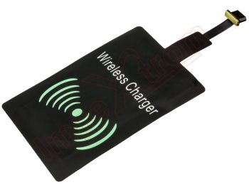 Receptor de carga inalámbrica de 5V/1000mAh dispositivos con conector de carga micro USB